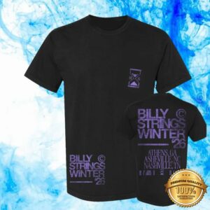 Billy Strings Store Merch Shop Hourglass Tee With Dates