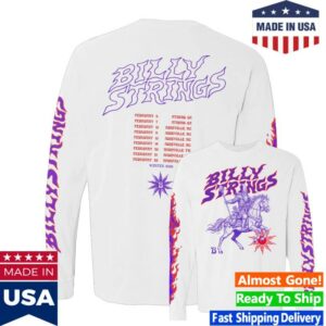 Billy Strings Store Merch Shop Knight's Tale Long Sleeve Tee With Dates