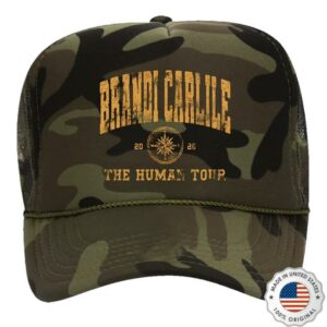 Brandi Carlile Merch Shop The Human Tour Camo Trucker Hat