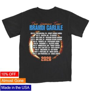 kenny Brandi Carlile Merch Store The Human Tour Tee1