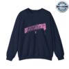 Bronx Native Merch Store Valentine Ave Pink Drip Crewneck Sweatshirt
