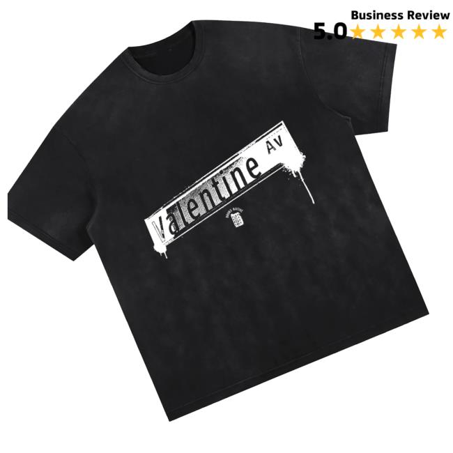 Bronx Native Store Merch Shop Valentine Ave Vintage Washed T-Shirt