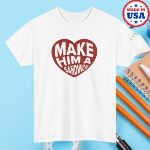 Candace Owens Merch Make Him A Sandwich V Day T-Shirt White