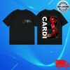 Cardi B Merch Store Little Miss Drama Tour Signature Black Shirt