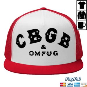 Cbgb Merch Shop Cbgb Red Trucker Hat