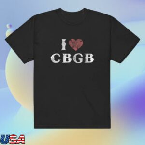 Cbgb Merch Shop I Heart Cbgb Tee