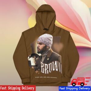 Chris Brown Merch Store Superstar Brown Hoodie
