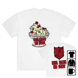 Clipse Let God Sort Em Out Merch Store Icecream X Hell Hath No Fury Tee
