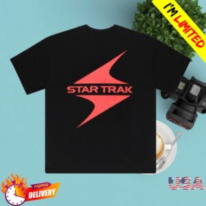 Clipse Merch Store Star Trak X Lord Willin' Logo Shirt Black-Red