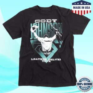 Cody Johnson Merch Store Leather Deluxe Photo Tour Tee