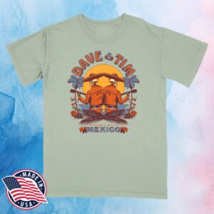 Dave Matthews Band Merch Dave & Tim 2026 Mexico Setlist Tee