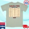 Dave Matthews Band Merch Dave & Tim 2026 Mexico Setlist Tee