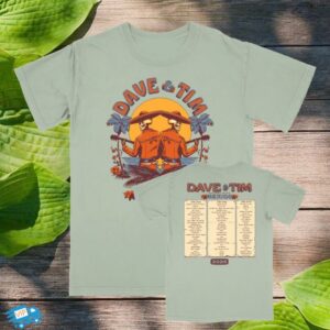 Dave Matthews Band Store Shop Merch Store Dave & Tim 2026 Mexico Setlist Tee