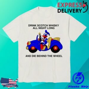 Double Wonderful Merch Buckle Up Donald White Shirt