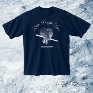 Earl Sweatshirt Store Merch Shop Camp Flog Gnaw 2025 Navy Tee
