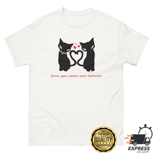 Emily The Strange Merch Meow And Furrever Tee White 2 Emily The Strange Merch Meow And Furrever Tee White