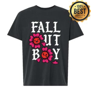Fall Out Boy Merch Shop Flowers Tee