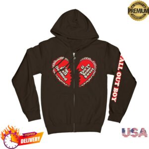 Fall Out Boy Merch Shop Half Doomed Zip Hoodie