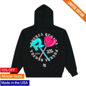 Fuerza Regida Merch Store Lolipop Hoodie Black