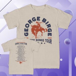 George Birge Shop Merch Cowboy Songs Tour Tee