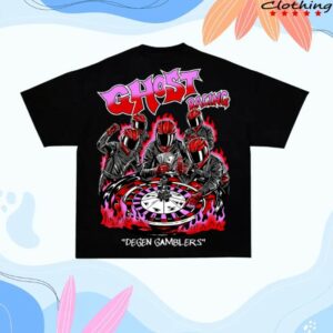 Ghost Racing Merch Store Degen Galmblers Shirt Black