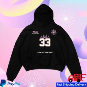 Ghost Racing Merch Store Twin Flame Hoodie Black
