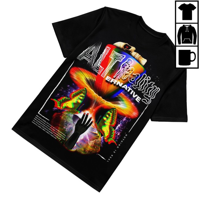 Globridge Studio Merch Alternative Reality Psychedelic Tee 3 Globridge Studio Merch Alternative Reality Psychedelic Tee