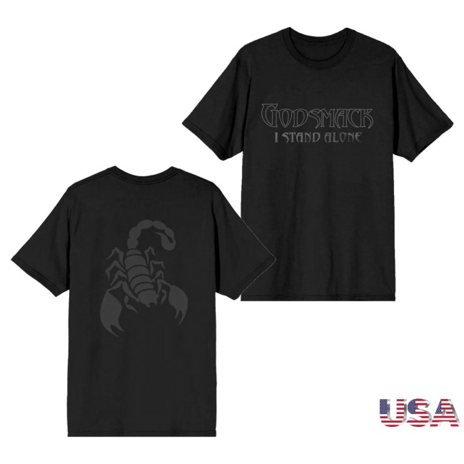 Godsmack Merch I Stand Alone Logo Scorpion Tee 5 Godsmack Merch I Stand Alone Logo Scorpion Tee