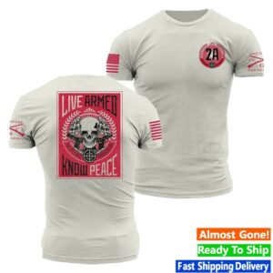 Grunt Style Merch Store Live Armed Shirt Sand