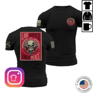 Gruntstyle Merch Shop Live Armed T-Shirt Black
