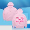 Happiness Project Merch Store Mental Health Matters Heart Hoodie Pink 2 Happiness Project Merch Store Mental Health Matters Heart Hoodie Pink