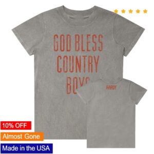 Hardy Merch Store God Bless Country Boys Tee