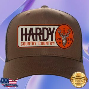 Hardy Store Merch Country! Country! Brown Patch Hat