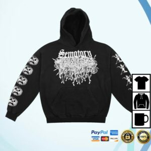 kenny Haunted Mound Merch Store Sematary Logo Hoodies
