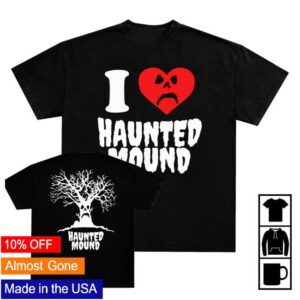 Haunted Mound Store Merch I Heart Hm Black Tees