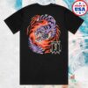 Hobo Jack Merch Store Tiger Inferno Front & Back Black T-Shirt