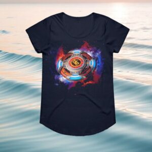 Jeff Lynne's Elo Merch Store Galactic Over And Out Scoop Women's Shirt