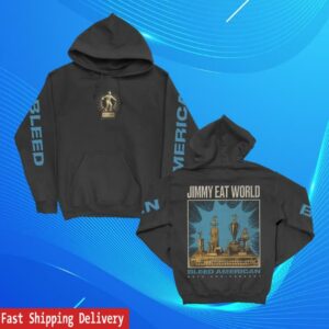 Jimmy Eat World Merch Shop Bleed American 25Th Anniversary Pullover Hoodie