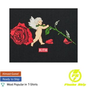 kenny Kith Merch Store Kith Cupid Rose Long Sleeve Shirts