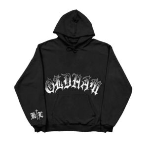 kenny Knocked Loose Merch Store Oldham Belly Print Black Pullover Hoodie