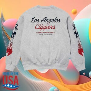 La Clippers Team Store Merch Los Angeles Clippers Lunar Year Sweatshirt