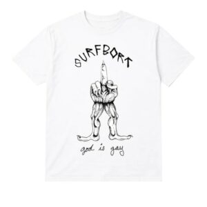 Lagoon Room Merch Surfbort God Is Gay Shirt