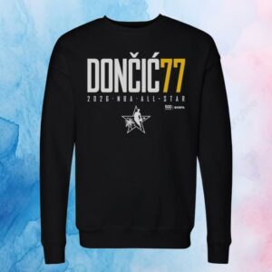 Lakers Store Merch Shop Luka Doncic Los Angeles Lakers 2026 Nba All-Star Elite Wht Crewneck Sweatshirt
