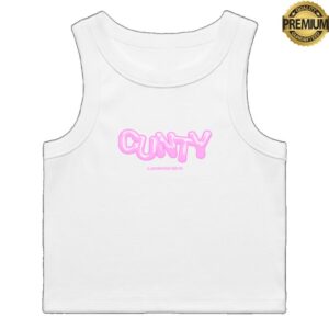 kenny Lambrini Girls Merch Cunty Tank Top White