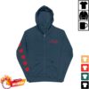 Laufey Merch Store Strawberry Zip Hoodie