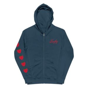 Laufey Music Merch Shop Strawberry Zip Hoodie
