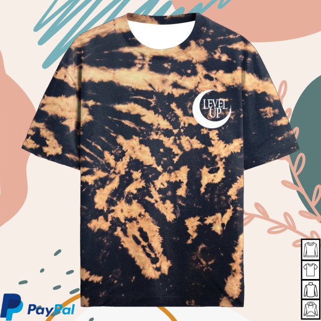 Level Up Merch Level Up Eternal Wick Bleach Tee 3 Level Up Merch Level Up Eternal Wick Bleach Tee