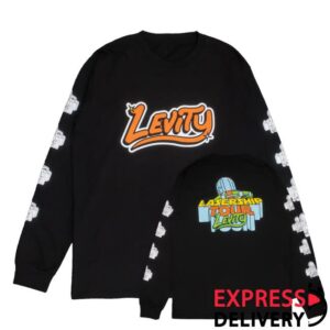 Levity Merch Merch Shop Lasership Tour Spaceship Long Sleeve In Black