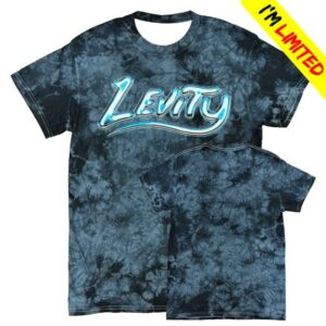 Levity Merch Shop Levity Logo Chrome T In Black Tie Dye