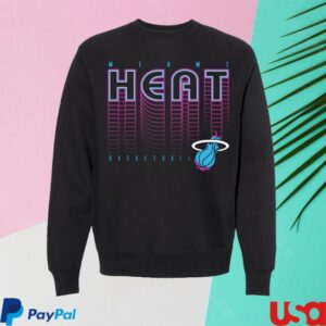 Miami Heat Merch Store Miami Heat Original Vice Nights Retro Sweatshirt